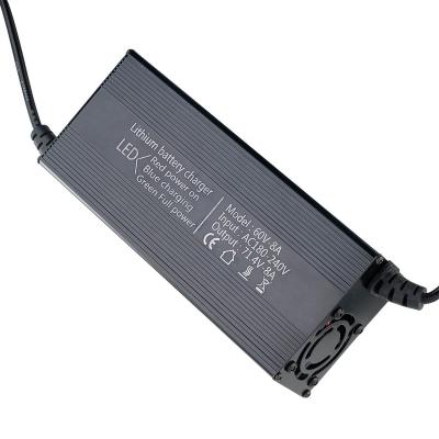 China Wholesale 60V8A Portable Shell Lithium Battery Charger Reverse Full Power Factory Overcurrent Connection Aluminum Lithium Battery Balance Charger- for sale