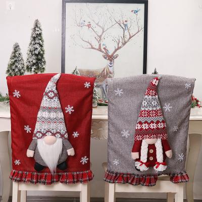 China Christmas Party Christmas Ornaments Chair Covers Christmas House Chair Ornaments for sale