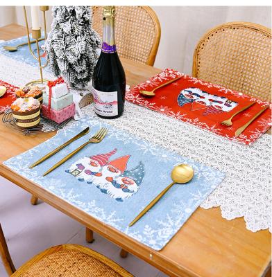 China Wind snowflake place mat holiday hotel home restaurant tableware decoration elderly sustainable forest European and American supplies for sale