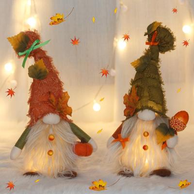 China Halloween Party 2022 New Design Autumn Fall Plush Thanksgiving Decoration Autumn Gnomes for sale