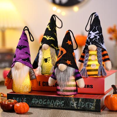 China Wholesale Halloween Party Faceless Doll With New Halloween Light Hanging Gnome for sale