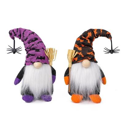 China Halloween Party Creative Design Gnome Ornament Doll Faceless Spider Bat Halloween Party Supplies for sale