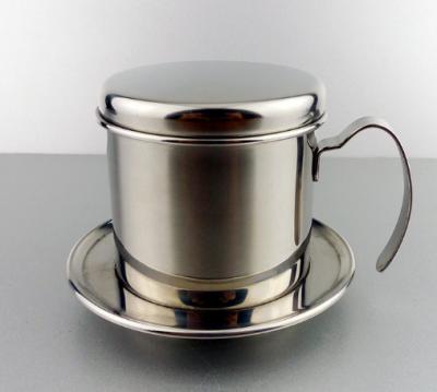 China Vietnamese French Coffee Pot Stainless Steel Drop Clepsya Drop Coffee Pot 304 Stainless Steel Household Stocked for sale