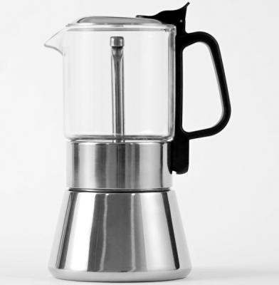 China High Borosilicate Glass Stove Unbreakable Personalized Stocked Coffee Pot for sale