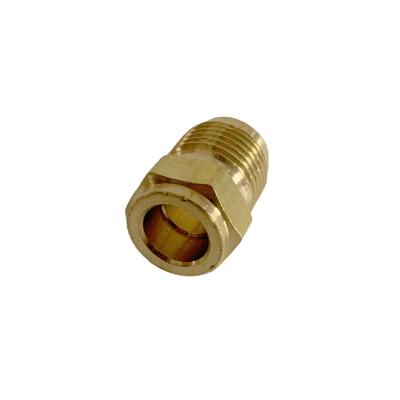 China Hot Sales Male Adapter Brass Fitting Pipe Connectors Union Parts Refrigerant Equal for sale