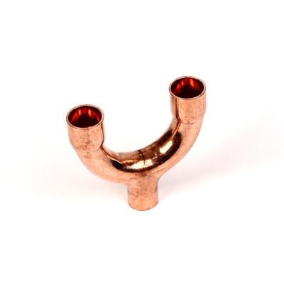 China Special Copper Tee Copper Weld Fittings Copper Pipes Elbow Pipe Fittings Tube Connector for sale