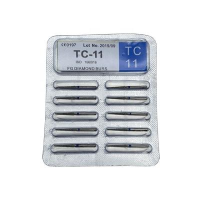 China Diamond FG Dental Diamond Burs TC-11 for sale