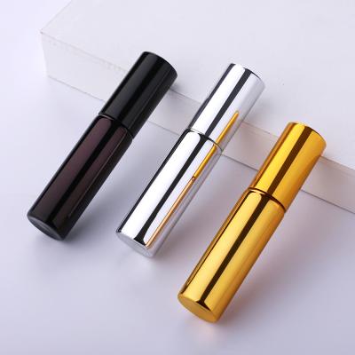 China Personal Care 5ml Mini UV Essential Oil Bottle Roll On Perfume Bottles Glass Ball Roller Essential Oil Bottles for sale