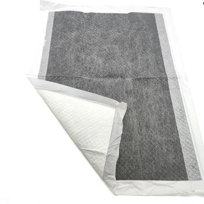 China Stocked Click Charcoal Bamboo Deodorizer Thickening Disposable Activated Charcoal Dog Urine Puppy Pad for sale