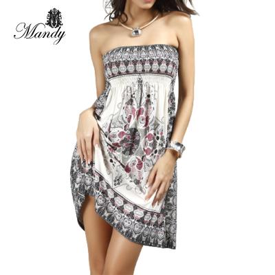 China 2021 summer new arrival french design dailyware breathable sets of women's dress women's dress elegant casual outfits floral women's clothingWomen for sale