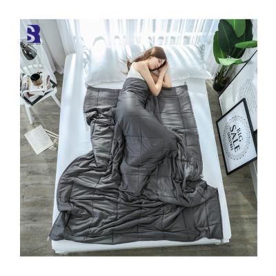 China Anti-Bacteria Wholesale High Quality Custom Heavy Weighted Worry Insomnia Autism 15lbs/20lbs Blanket for sale