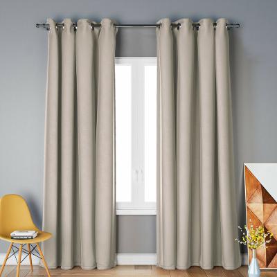 China Wholesale High Quality Luxury Polyester Blackout Blackout Ready Made Soft Curtain For Living Room for sale