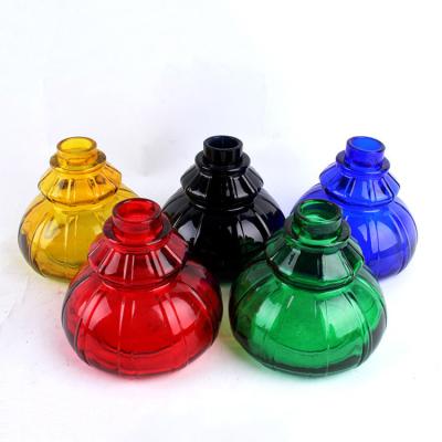 China Glass Bottle 2021Hot Selling Vase Glass Style Shisha Hookah Hookah Sheesha Hookah Portable Bottle for sale