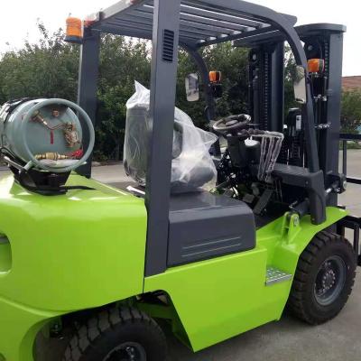 China Building material stores 2ton 2.5ton 3 ton 3.5 ton lpg forklift gasoline forklift with original Japan Nissan engine for sale