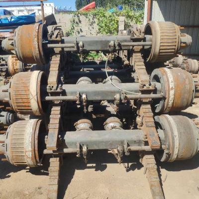 China Trailer parts used semi trailer axles at a low price for sale