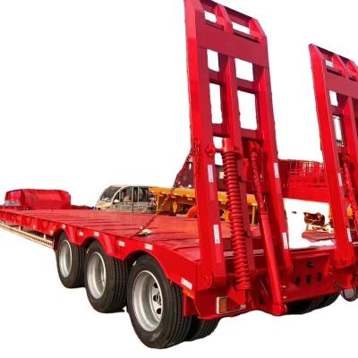 China 3 -4 -5Axles Lowbed Semi Trailer 13750*3000*1750 for sale