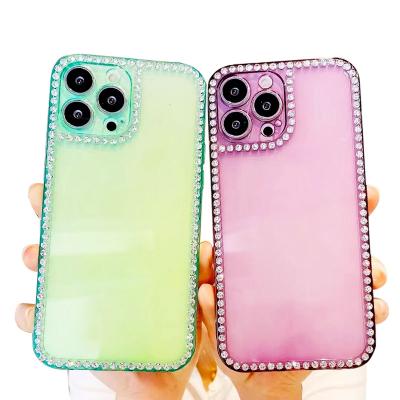 China IPhone 12 Phone Case Diamond Cover For Shockproof Protector 13 pro 12 mini 8 max plus X Xr Xs 11 max pro Max Case Bling Cover for apple for sale