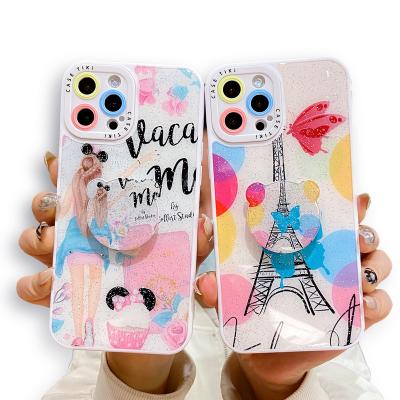 China Wholesale Shockproof Factory Window View TPU Phone Case For For Samsung A52 Soft Case Printed Cartoon for sale