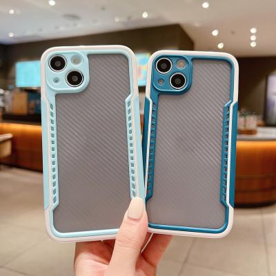 China Shockproof Camera Subtransparent Protector Matte Mobile Phone Cases For Samsung S22/A20/A22/A32/A52/A72 S by MAXUN for sale