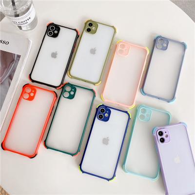 China Camera Lens Shockproof Protector Matte Candy Celular Shockproof Translucent Casing for Redmi note11 2022 for sale