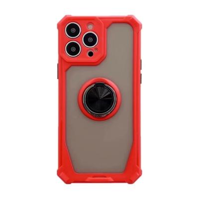 China Metal Magnetic Car Shockproof Ring Bracket Phone Case Shockproof Armor Phone Case for Iphone 11 pro maximum for sale