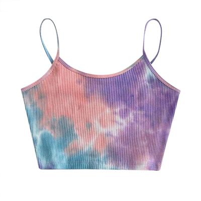 China Good quality suitable price sexy women's casual halter top QUICK DRY knitted color backless vest sleeveless top for sale