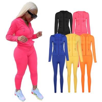 China 20221 Spring Sweat Suit Jogger Tracksuit Other Two Piece Set Casual Women Clothing Outfits for sale