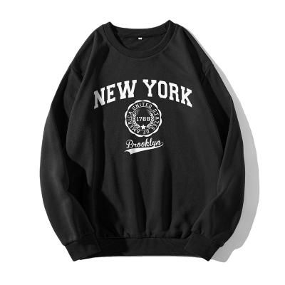 China YF031 419 QUICK DRY New York Monogram Athleisure Customizable Crewneck Sweatshirt for sale