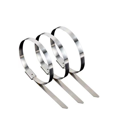 China Stainless Steel Metal Cable Ties Self Lock  4x100mm Flame Resistant zu verkaufen