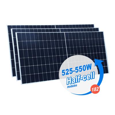 중국 China Best Selling Solar Panel 550 Watt PV Panel Mono Solar Panel In Running M10 182mm*91mm 판매용