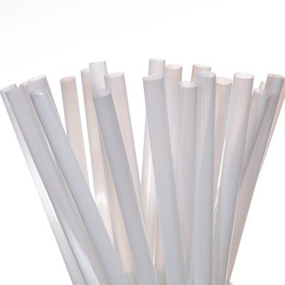 China Customized Paper Nature ElasticPla White Biodegradable Eco Friendly Drinking Straw for sale