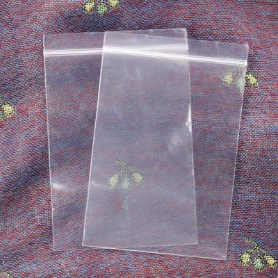 China Recyclable Wholesale Clear Plastic LDPE Bag With Zipper , Handle Seal Bag for sale