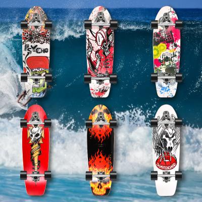 China Factory Supply Adult Land Surfboard Skateboard CX7 Bridge Brush Street Direct Beginner Surfing Carver Ski Practice Board for sale