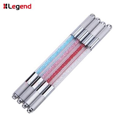 China Manual Pen Fog Eyebrow Microneedles Permanent Double Blade Blade Tattoo Heap Pen Permanent Makeup Acrylic Manual Tattoo for sale