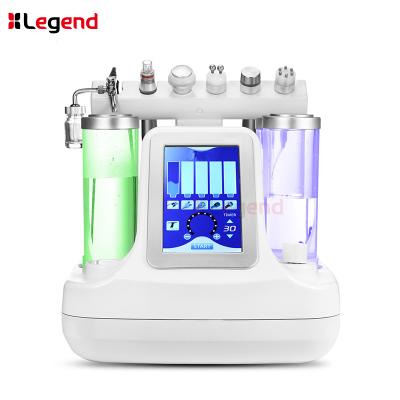 China Exfoliators Microdermabrassion Jet Peeling Machine Skin Rejuvenation Machine 6 in 1 Hydraulic Trimming Machine for sale