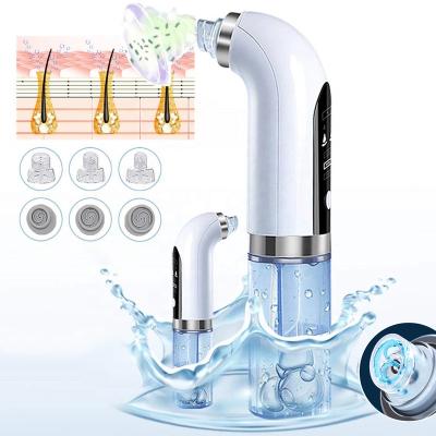 China Acne Treatment Water Cycle Electric Vacuum Suction Pimple Acne Pore Remover Facial Blackhead Cleaner Tool for sale