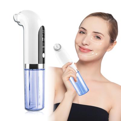 China Small Bubble Acne Treatment Blackhead Remover Water Cycle Water Pore Pimple Pimple Removal Facial Cleaner Tool Rechargeable Electric Vacuum Suction for sale