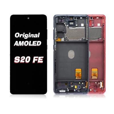 China For Sam Sung S Series Repair AMOLED Hot Sale OEM Screen For Sam Sung Galaxy S20 Fan Edition With Frame LCD Display Touch Screen Replacement for sale