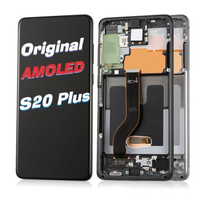 China For Sam Sung S20 Plus Series Repair OEM AMOLED Hot Sale Screen For Sam Sung Galaxy S20 Plus With Frame LCD Display Touch Screen Digitizer Replacement for sale