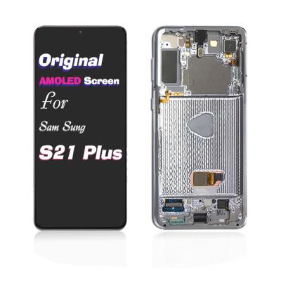 China For Sam Sung S Series Repair Original SUPER AMOLED S21 Plus LCD For SAM SUNG Galaxy S21 Plus Display LCD Touch Screen With Frame for sale