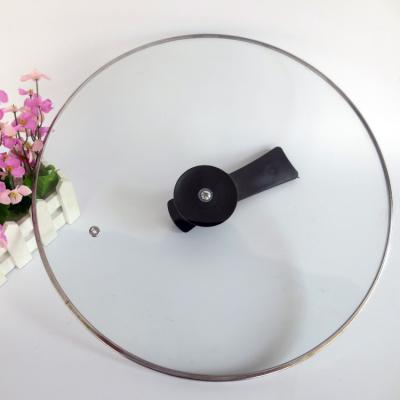 China Factory Direct Sales Viable Fry Pan Universal Pyrex Glass Pot Lid For Cookware for sale