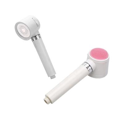 China Without Massager 3 Function Filter Silicone Hand Needle New Turbo Rain Water Pressure Plastic Shower Head for sale