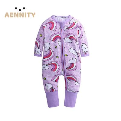 China Wholesale Baby Pajamas Baby Onesie Sublimation Printed Bamboo Onesie Zipper Jumpsuit With Digital Printing Kids Baby Onesie for sale