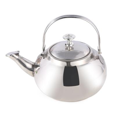 China Sustainable Plant Water Coffee Pot Metal Stainless Steel Camping Teapots And Kettles With Infuser for sale