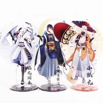 China Promotion Gift Manufacturer Customized Transparent Acrylic Double Anime Printing Character Standing Figure for sale