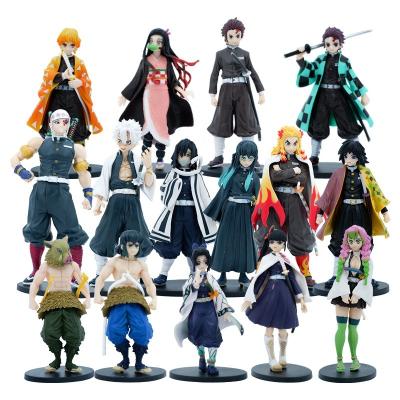 China Hot Selling Cartoon Toy Manufacturer Demon Slayer Character Animation Props, Bedroom Living Room Handicraft Ornaments for sale