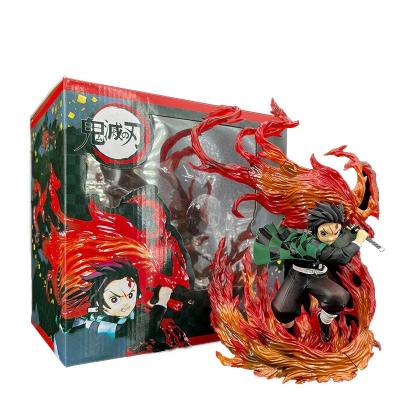 China Custom Cartoon Toy Manufacturers Promotion PVC Demon Slayer Boxed Ornaments Spot Model Wholesale for sale