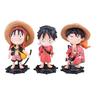 China Toy Factory Wholesale Custom Cartoon PVC Luffy Ace Hancock Action Number Collectible One Piece Hobby for sale