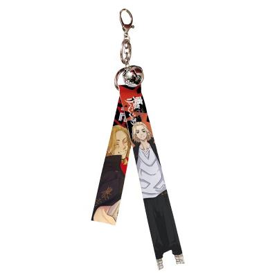 China Animation/Movie/Game/Souvenir Most Popular Anime Bracelet Key Chain for Women and Men Lock Holder Wrist Chain Lanyard for Keys for sale