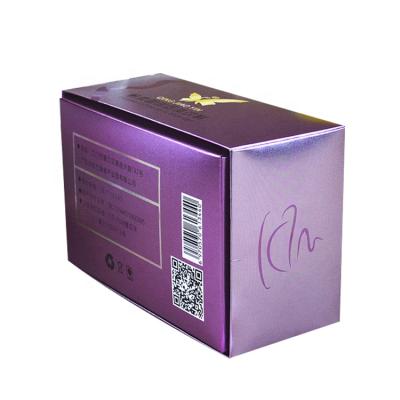 China Recyclable Amber Bottles Packaging Box Small Packaging Box For Makeup Use Brand Cosmetic Customized Box With Logo Printing for sale